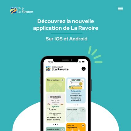 Découvrez la nouvelle application de la Ville de La Ravoire