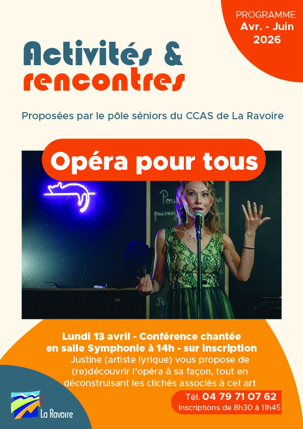 Programme sénior – Avril à Juin 2026