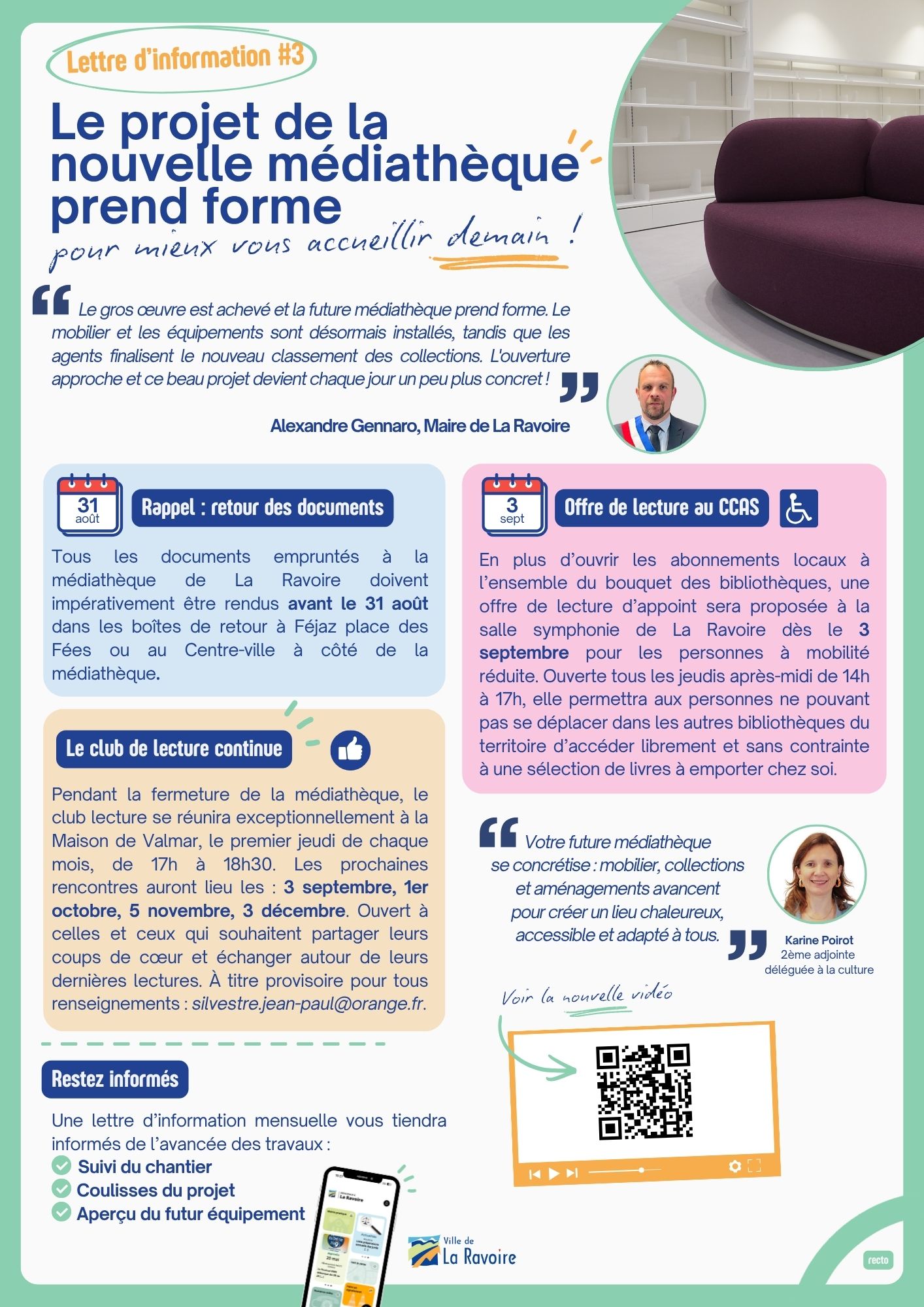 Lettre d&rsquo;information médiathèque #3